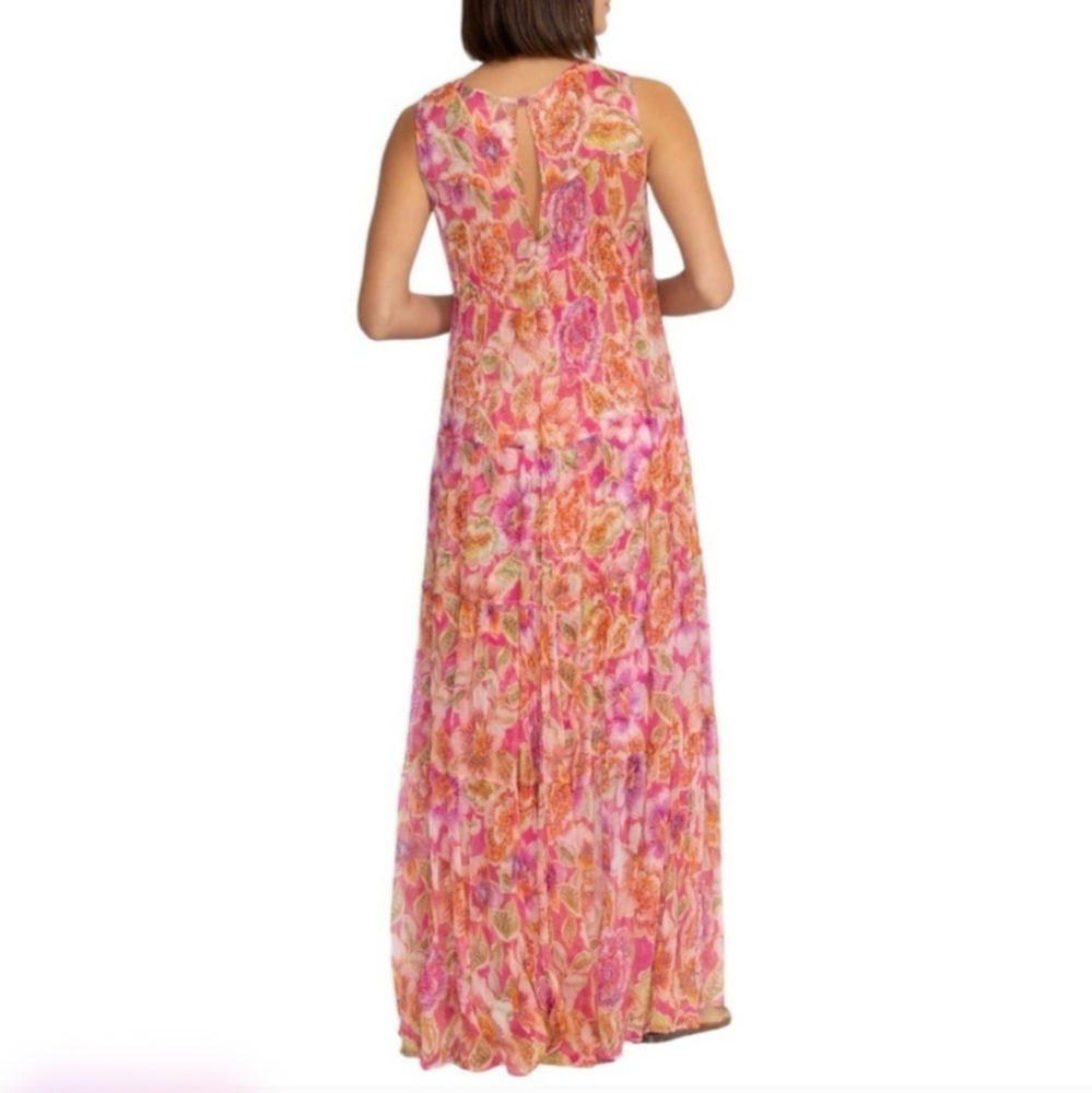 Johnny Was Jade Loren 100% Silk Maxi Dress - Picture 2 of 10